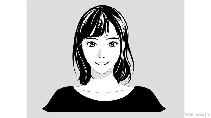ここまで奇麗じゃなくても実際こんな印象の高齢女性がいたりします