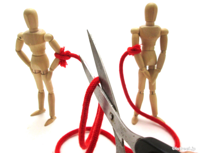 信頼とはまさに赤い糸が結ばれた状態のこと