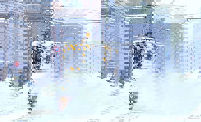 真冬らしい風景もこれから見られなくなるのでしょうか