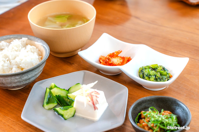 腸にいい発酵食膳の例